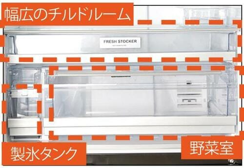 観音開きの貯蔵庫が使いやすい イメージ2