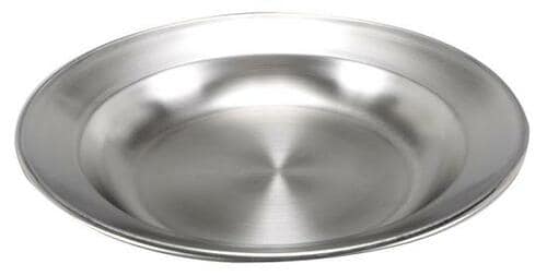 カレーが熱くても持ちやすい！ キャプテンスタッグ「18-8 ステンレス食器 丸形 カレー皿 UH-43」 イメージ