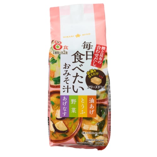 インスタント味噌汁おすすめ ひかり味噌 毎日食べたいおみそ汁 イメージ
