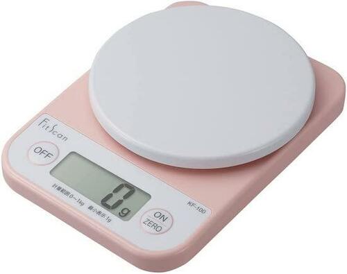タニタ(TANITA):デジタルクッキングスケール KF-100 PK 1kg:デジタルはかり