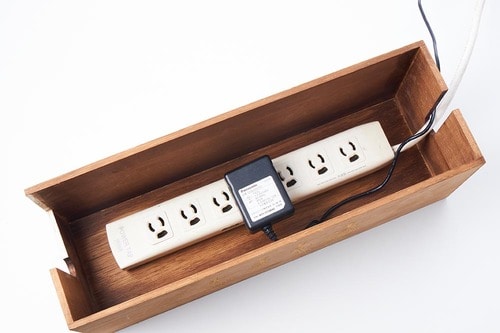 幅広めのつくり ラッシュモール「cablebox001 フラワーブラウン」 イメージ2