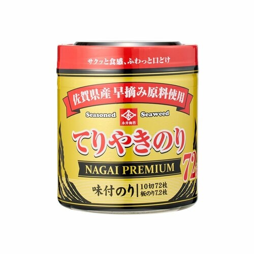 味付け海苔おすすめ 永井海苔 てりやきのり卓上10切72枚 イメージ