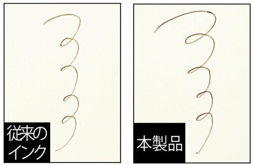 きれいに書けるか:黒々とした線が書ける! 消せるボールペンおすすめ イメージ