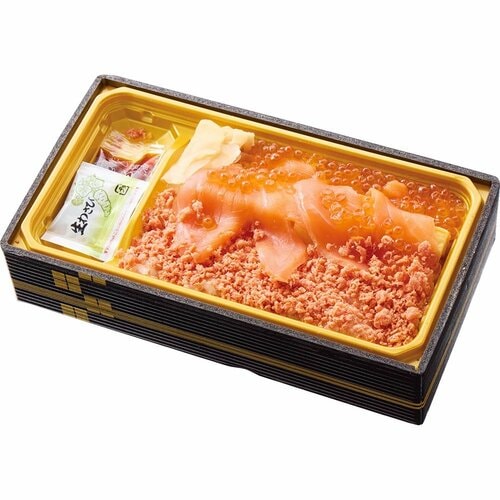 駅弁おすすめ 釧祥館 こぼれいくら！ サーモンちらし イメージ2