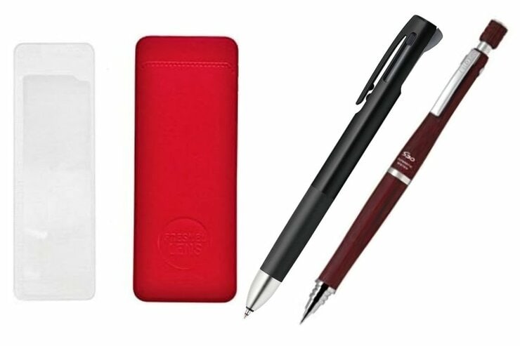 「効率よくガンガン書ける」おすすめのシャーペンと多機能ボールペンのイメージ