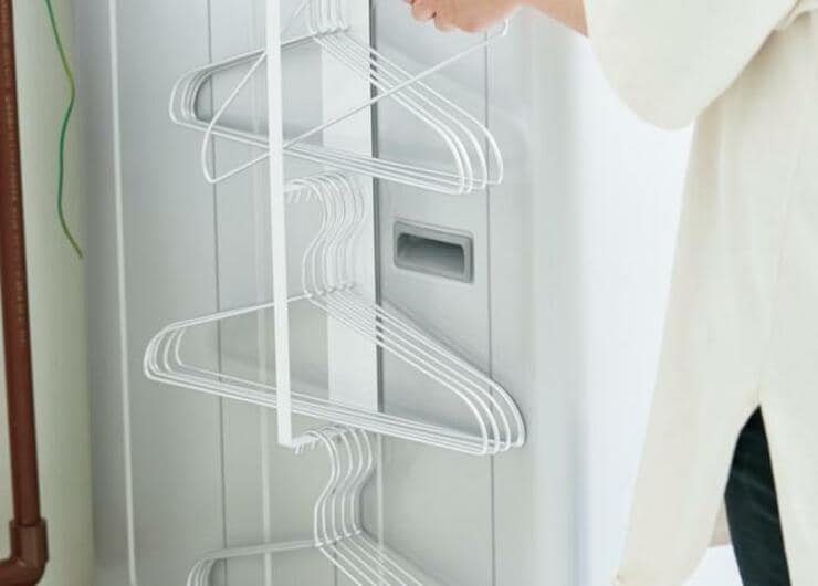 【洗濯機ヨコ活用】山崎実業のハンガーラックでスッキリしました｜『LDK』がセレクト