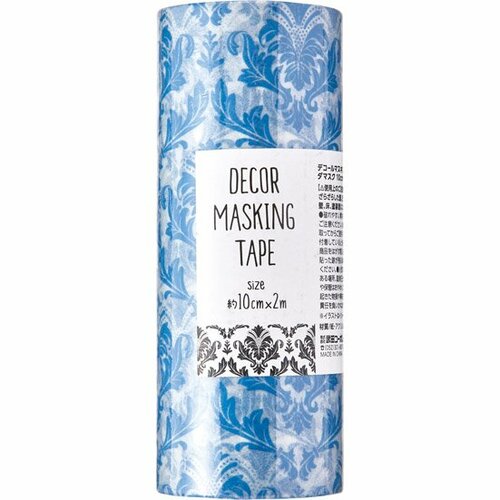 セリア:DECOR MASKING TAPE ダマスク 10㎝×2m