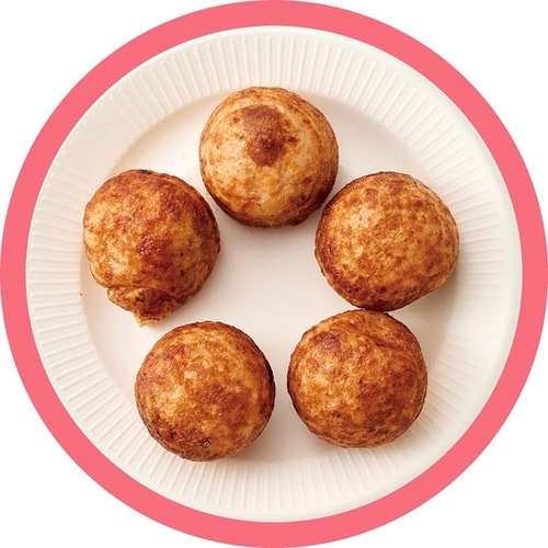 冷凍お好み焼き、たこ焼きおすすめ みなさまのお墨付き 紅しょうが香る 大粒 たこ焼き イメージ2