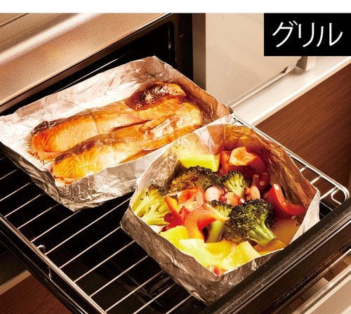 グリルやホットプレートも汚さず同時調理できる イメージ