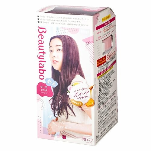 ピンクのヘアカラーおすすめ ビューティラボ ホイップヘアカラー ローズピンク イメージ1