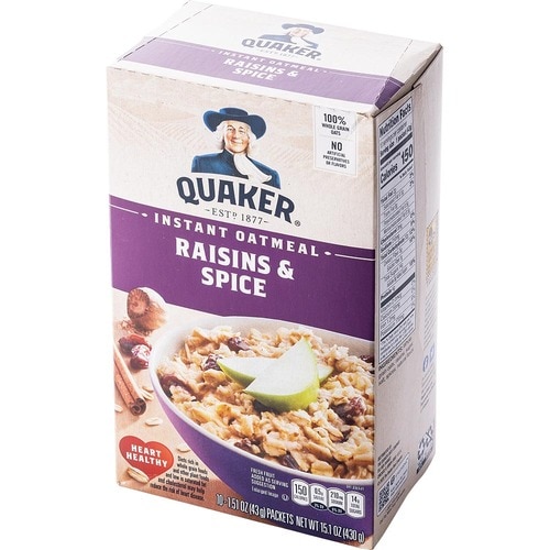 シナモンの香りに朝からうっとり クエーカーオーツカンパニー「インスタントオートミール・レーズン&スパイス」 イメージ