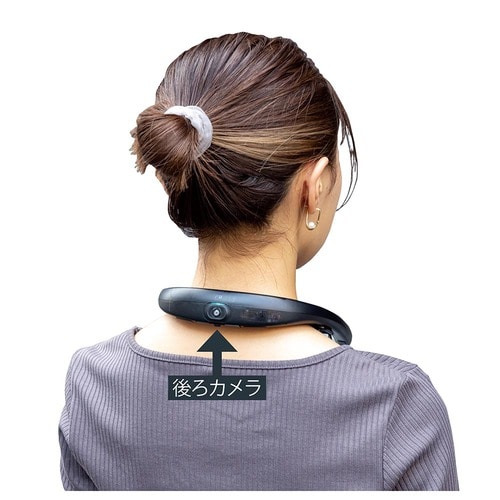 前２つ、後ろ１つのカメラで手ぶらのまま360度撮影 イメージ2