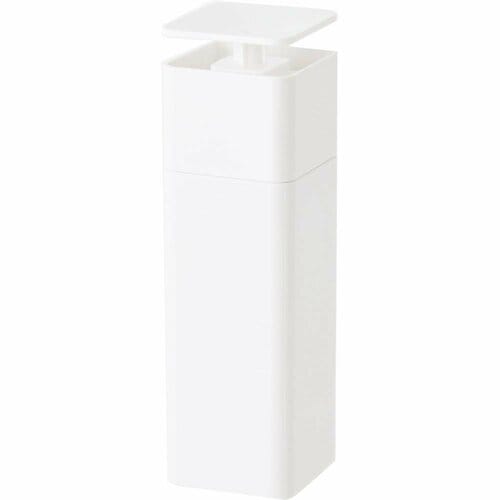 シャンプーディスペンサーおすすめ 山崎実業 tower 片手で出せるフィルムフックディスペンサー イメージ1