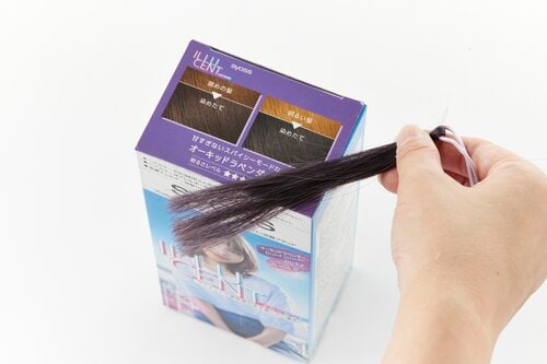 テスト１：仕上がり パープル（紫）のヘアカラーおすすめ イメージ2