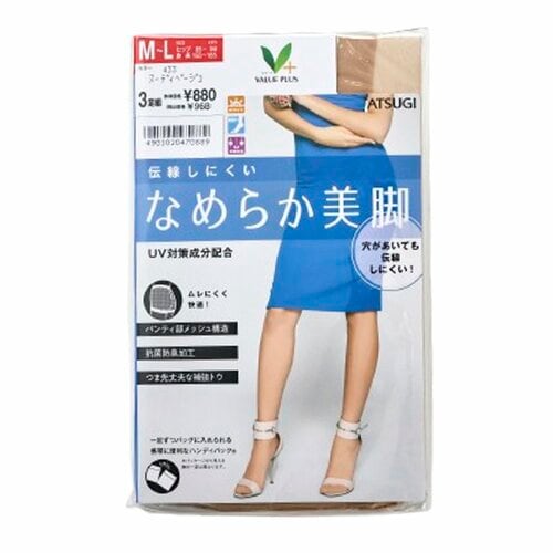 ストッキングおすすめ Vマーク 伝線しにくい なめらか美脚 パンティストッキング イメージ