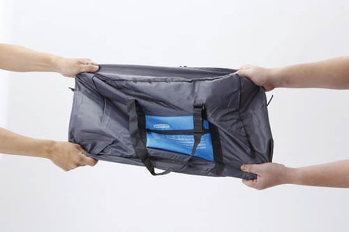 持ち運びラクラク大きく使えるトラベルバッグ イメージ3