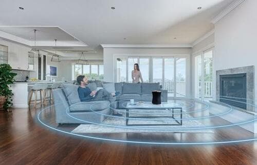 新しいポイント1:「360音源」で部屋中どこに置いても楽しく聴ける! イメージ