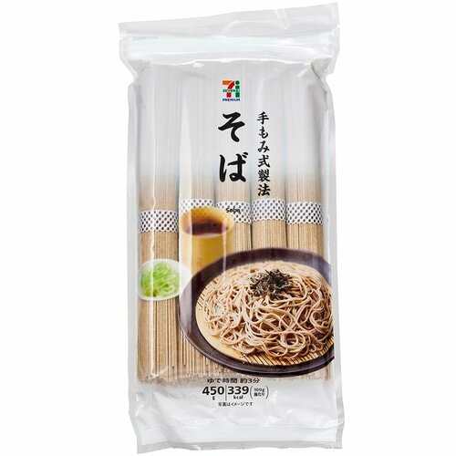 乾麺蕎麦おすすめ セブンプレミアム 手もみ式製法 そば イメージ