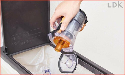 ゴミの捨てやすさ コードレス掃除機おすすめ イメージ