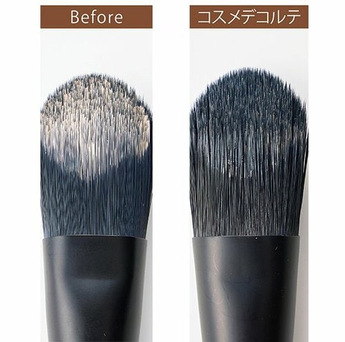 やさしくサッとなでるだけでファンデが落ちた! メイクブラシクリーナーおすすめ イメージ