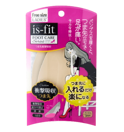 つま先・かかとインソールおすすめ モリト is-fitつま先衝撃吸収 イメージ1
