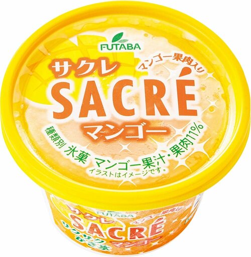 アイスクリームおすすめ フタバ食品 サクレ マンゴー イメージ1