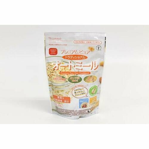 オートミールおすすめ 日本食品製造 プレミアム ピュア トラディショナル オートミール イメージ1