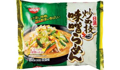 日清食品:日清炒め技味噌らーめん:冷凍食品