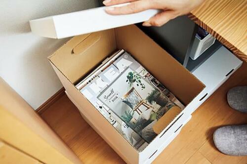 キャンドゥ「PAPER BOX フタ付 A4サイズ」 イメージ3