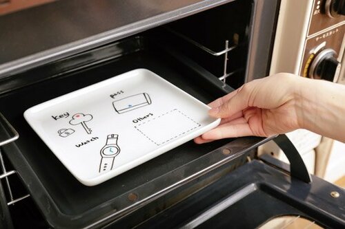 白磁正角皿に「おえかきペン」で定位位置を描いちゃう！ イメージ2