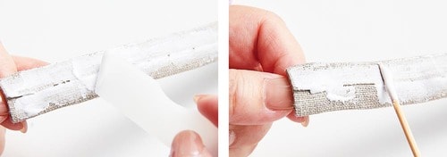 ポイント2：伸びがいいので、竹ぐしでも広範囲に塗布可能 イメージ