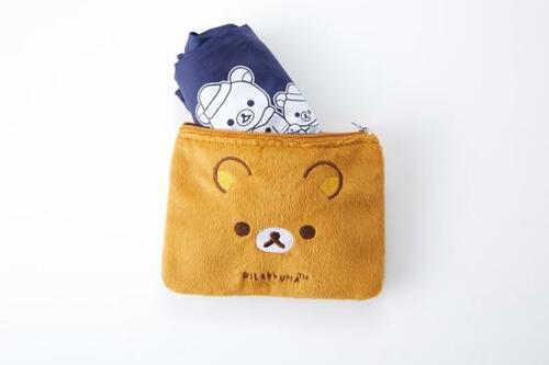4位: しっかり設計のエコバックをリラックマポーチに入れて!
