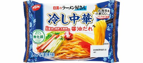 日清食品:日清のラーメン屋さん 冷し中華 醤油だれ:冷やし麺