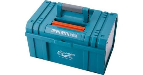 カインズ:Kumimoku 道具がさびにくいワンタッチ工具箱 KM-BL:工具箱