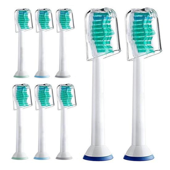 McoYoo:電動歯ブラシ用 替えブラシ ブラシヘッド  フィリップス ソニッケアー ダイヤモンドクリーン 対応 8本:歯ブラシ