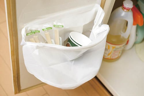 【アイデア2】洗濯ネットにレジ袋入れを入れてひとまとめ イメージ2