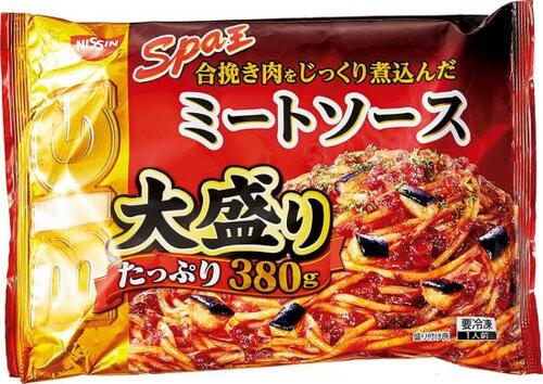 デミソース風、ナスがちょっと苦い 日清食品冷凍「日清スパ王BIG」 イメージ