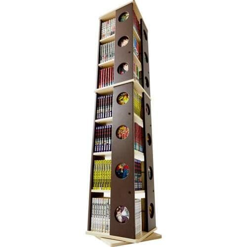 激狭でも圧巻の収納力！ 「回転コミックラック」 イメージ