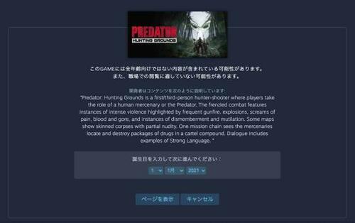 年齢制限はユーザー登録でがっちりガード PCゲームおすすめ イメージ