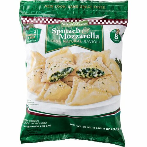 カークランドシグネチャー:ほうれん草&モッツァレラ:ラビオリ:コストコ:costco