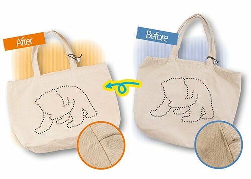 洗濯機は使っちゃダメ！ トートバック黒ずみ解決術 イメージ