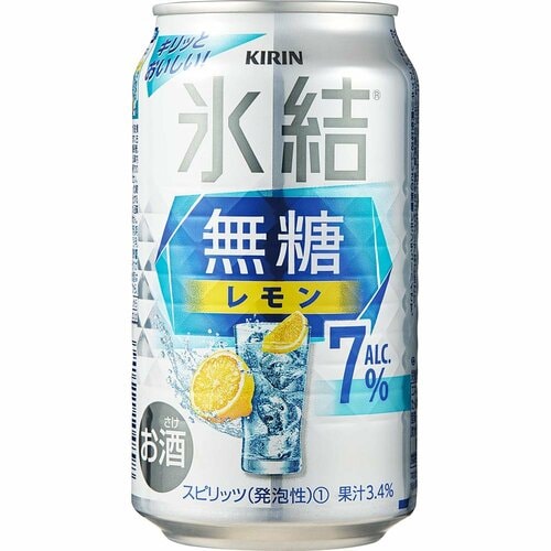 レモンサワーおすすめ キリン 氷結®無糖 レモン ALC.7% イメージ