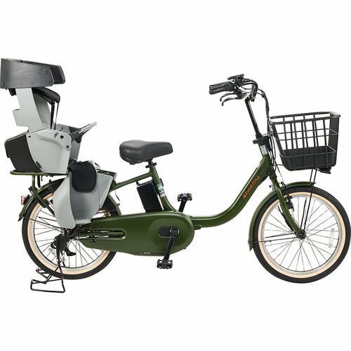  後ろ乗せタイプ：走行時に安定感がある 電動アシスト自転車おすすめ イメージ