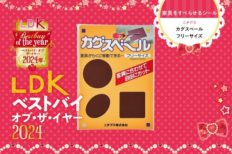 【大掃除で実感】家具に「カグスベール」貼って大正解！ ずらして移動もラクラクです【LDKベストバイ】