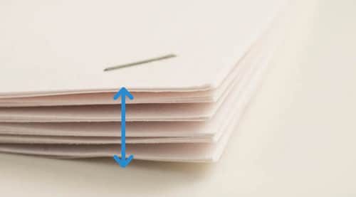 従来ステープラーとの厚さ比較 ハリナックスプレスがWIN! イメージ2