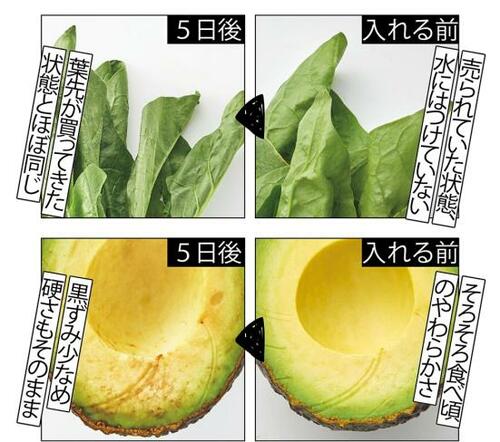 5日後も鮮度をキープ! 鮮度保持袋おすすめ イメージ