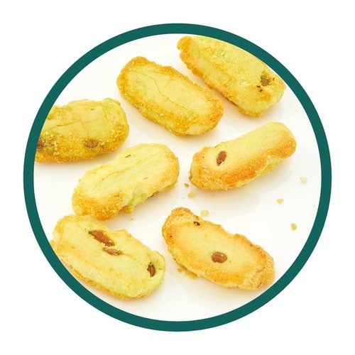 カルディおすすめ もへじ 枝豆おかき(新潟県産茶豆使用) イメージ2