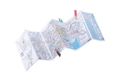 ほぼ日手帳:ほぼ日の路線図2017:路線図