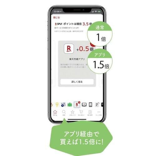 さらにアプリ経由なら1.5倍に イメージ