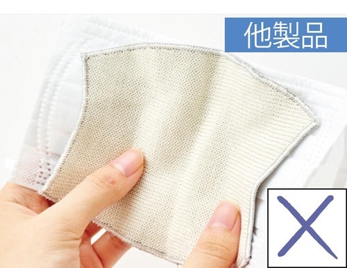 真ん中が空洞になっているからずっとつけてても苦しくない！ イメージ2